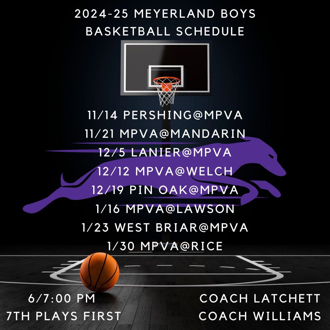 2024-25 Basketball Schedule 2024-25 Basketball Schedule